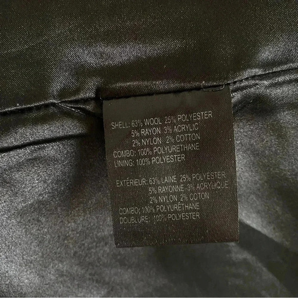 HILARY RADLEY Wool blend parka Sz Small - Picture 6 of 7